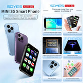 3.0 pulgadas Android 8.1 MTK6580 Quad Core hasta 1.3GHz, Bluetooth, WiFi, GPS, Red: 3G, Dual SIM, SOYES XS15